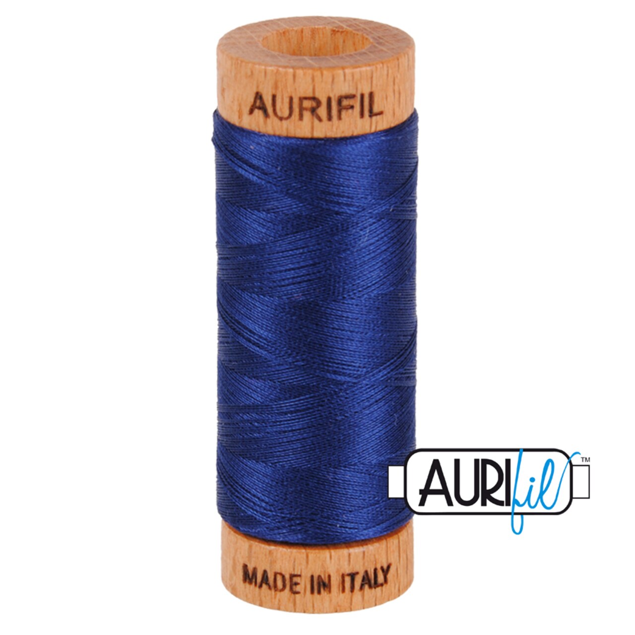 Dark Navy (2784) | 80wt Small Spool (274M / 300Y) | Aurifil Thread